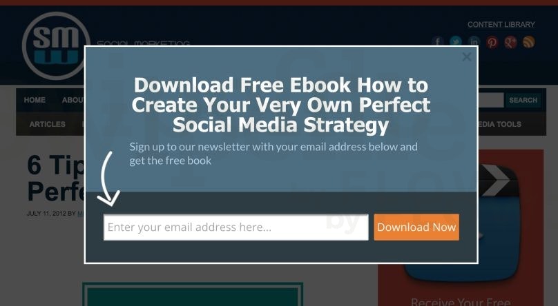 Opt-in Example - Download free eBook how to create your very perfect ...